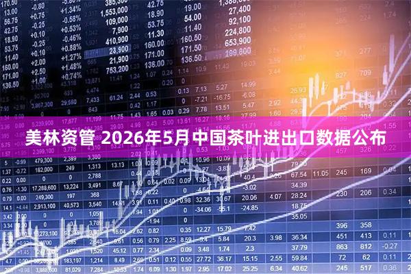 美林资管 2026年5月中国茶叶进出口数据公布