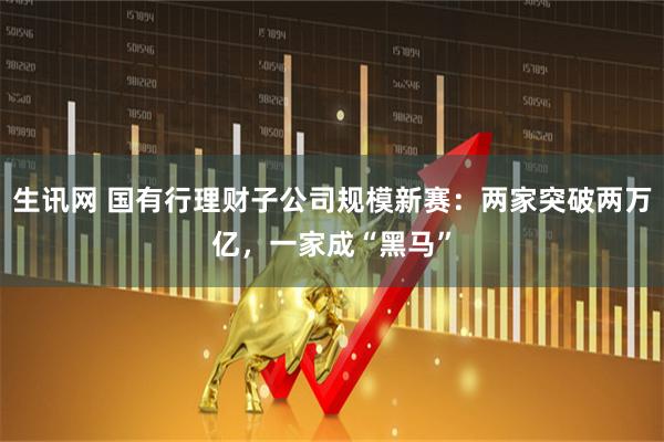 生讯网 国有行理财子公司规模新赛：两家突破两万亿，一家成“黑马”