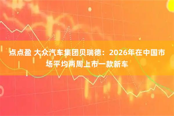 点点盈 大众汽车集团贝瑞德：2026年在中国市场平均两周上市一款新车