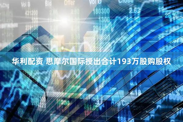 华利配资 思摩尔国际授出合计193万股购股权